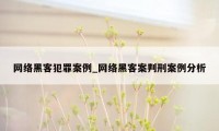 网络黑客犯罪案例_网络黑客案判刑案例分析