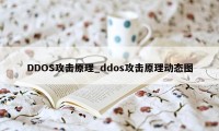 DDOS攻击原理_ddos攻击原理动态图
