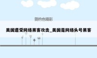 美国遭受网络黑客攻击_美国是网络头号黑客