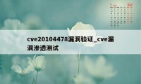 cve20104478漏洞验证_cve漏洞渗透测试