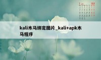 kali木马绑定图片_kali+apk木马程序