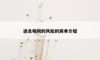 进去暗网的风险的简单介绍